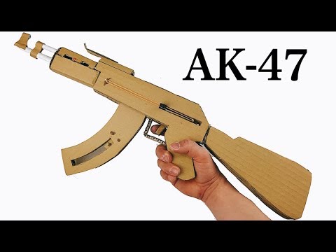 ダンボールで作った銃がやばすぎる Ak 47の作り方 Sabage Tube